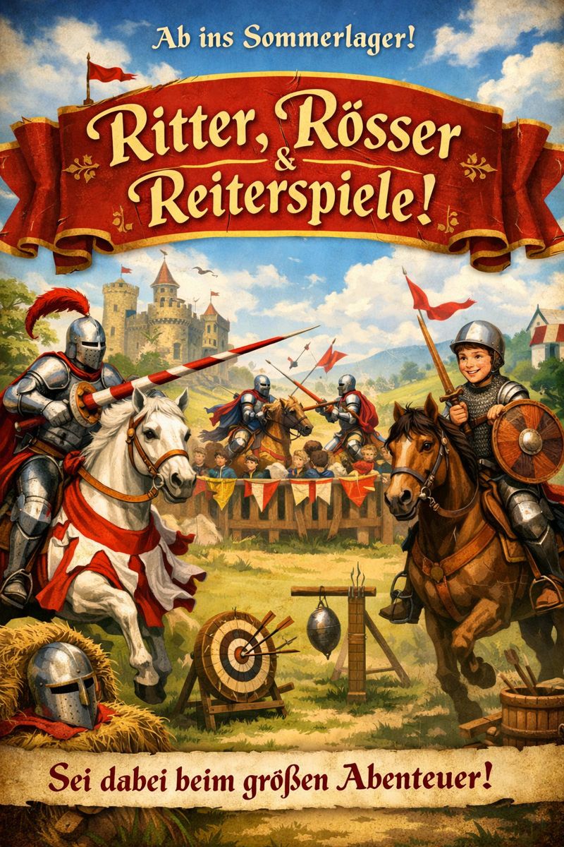 Sommerreitlager „Ritter, Rösser & Reiterspiele“